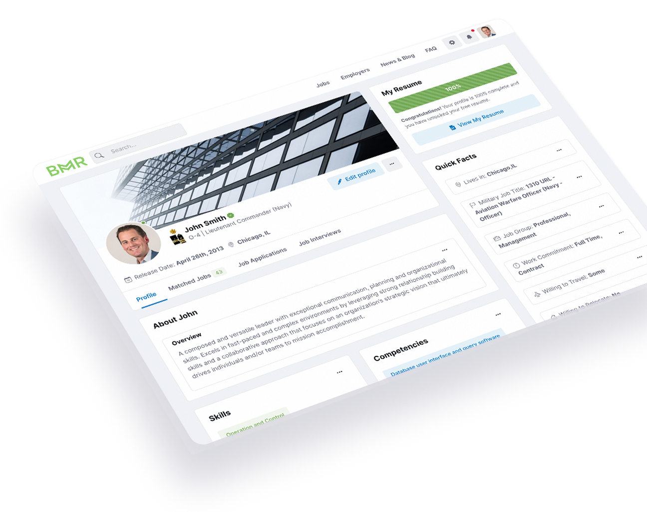 Bridge My Return - A Tech-enabled Hiring Platform for the Military Community